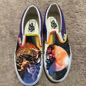Kid CuDi custom slip on Vans